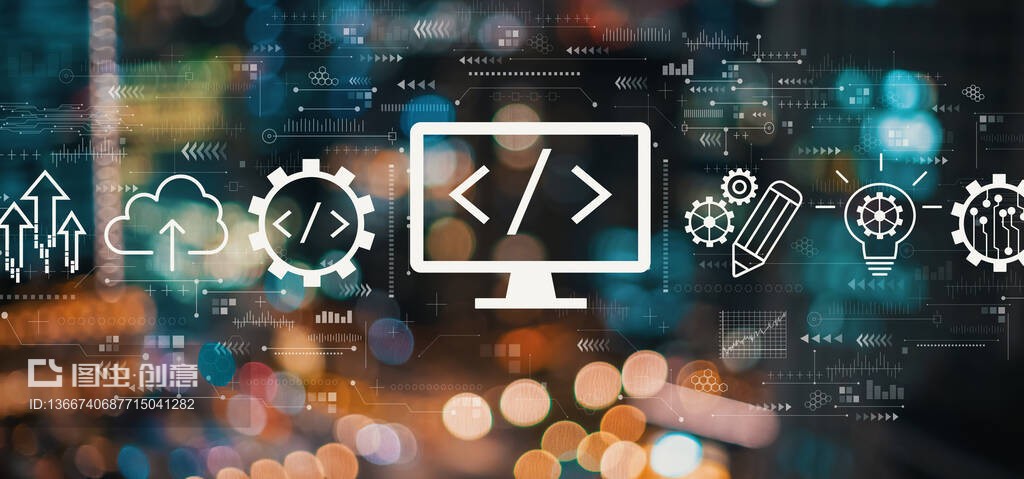 模糊城市燈光的網(wǎng)絡(luò)開(kāi)發(fā)概念